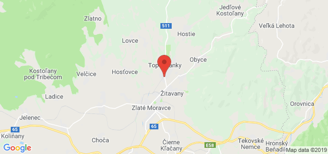 Google map: Železničná ulica 951 93 Topoľčianky